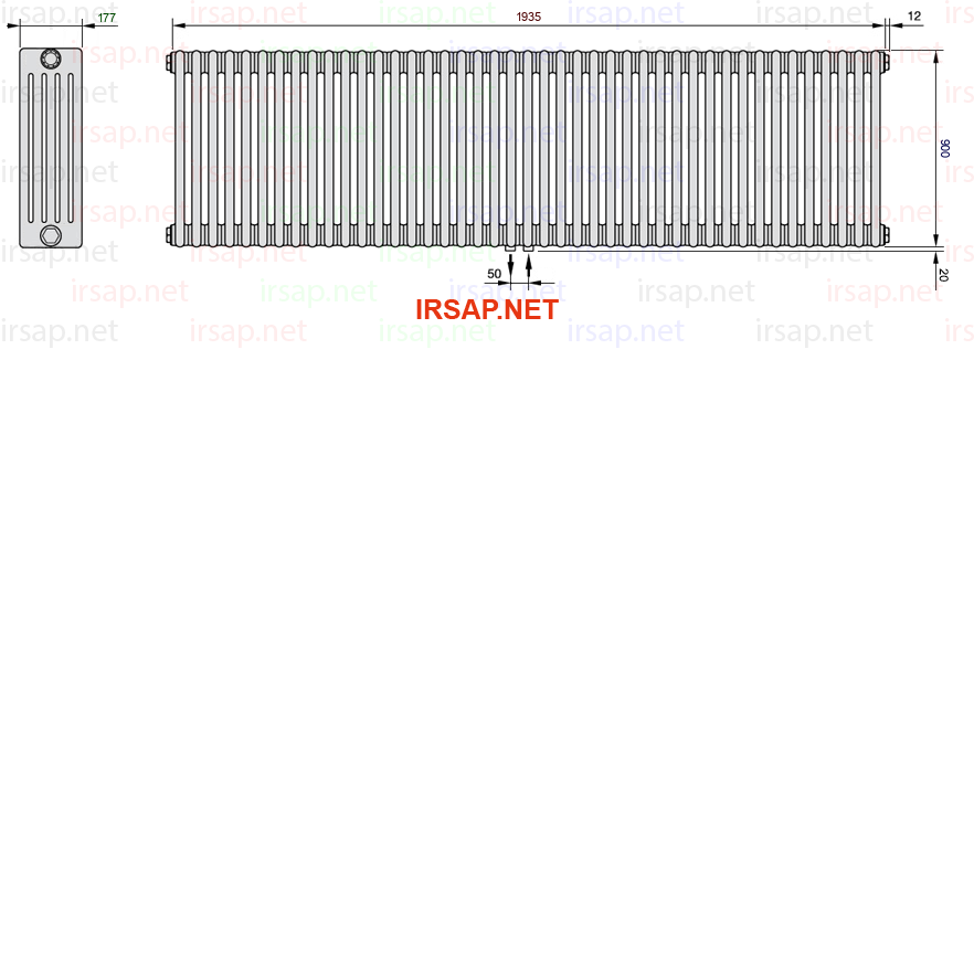 Радиатор IRSAP Tesi 50900/43 T50 CL 01